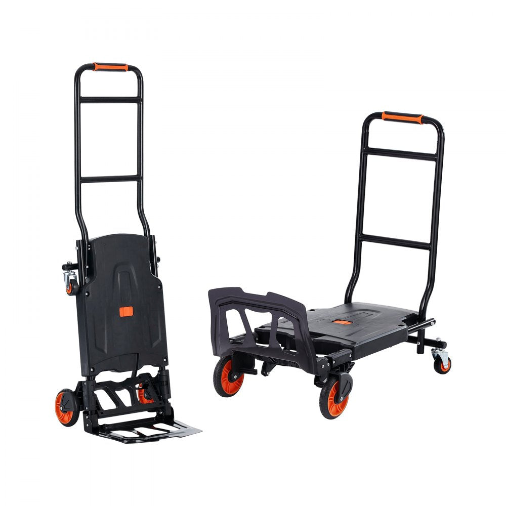 ZH130-FHT - 300 lbs Heavy-Duty Aluminum Hand Truck & Folding Dolly