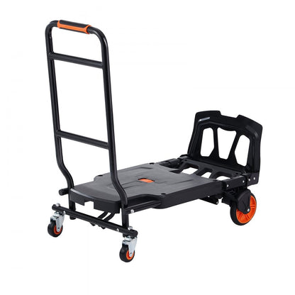 ZH130-FHT - 300 lbs Heavy-Duty Aluminum Hand Truck & Folding Dolly
