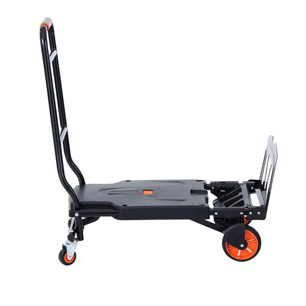 ZH130-FHT - 300 lbs Heavy-Duty Aluminum Hand Truck & Folding Dolly