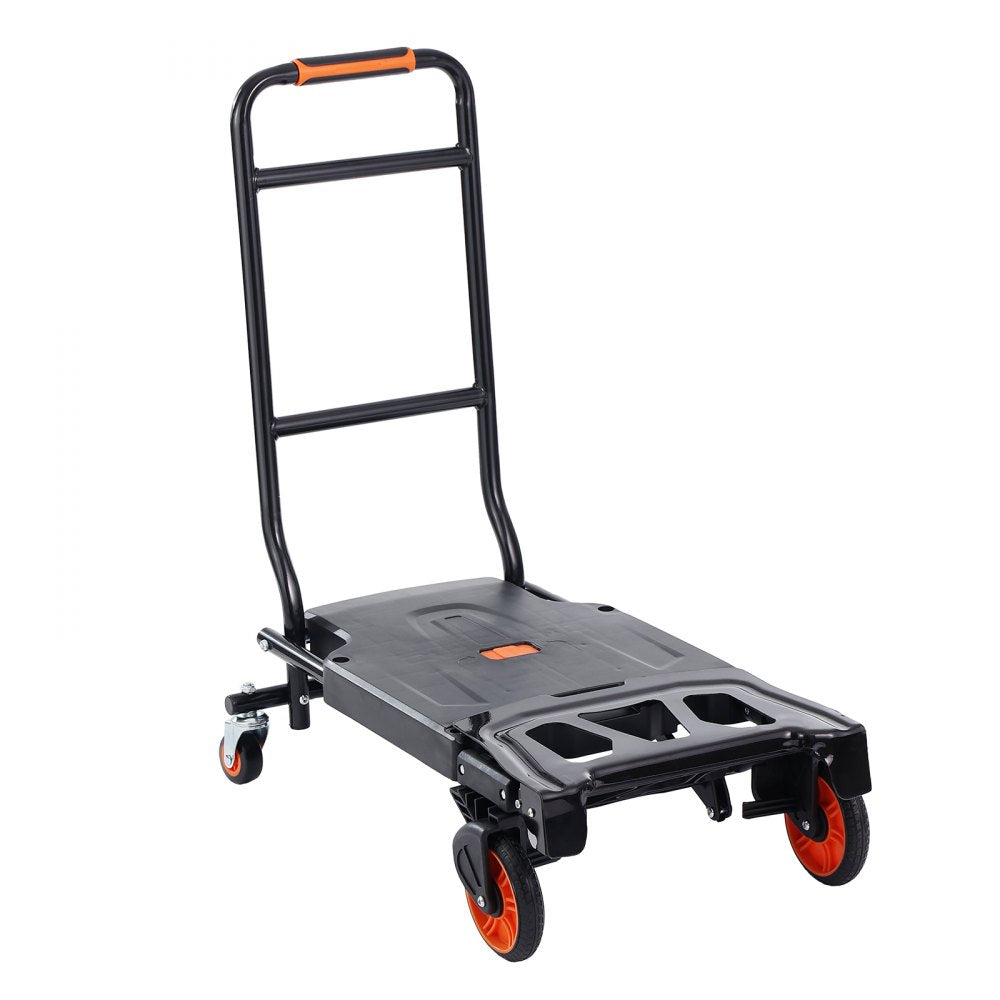 ZH130-FHT - 300 lbs Heavy-Duty Aluminum Hand Truck & Folding Dolly