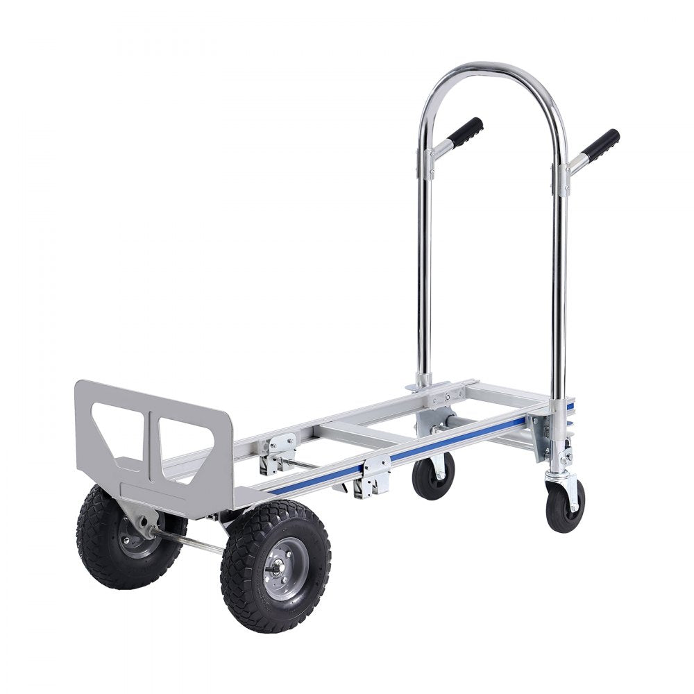 FHT250A - Heavy-Duty 2-in-1 Aluminum Hand Truck, 800 lbs Capacity