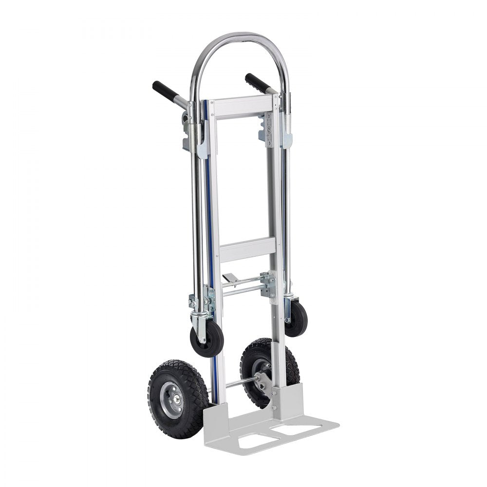 FHT250A - Heavy-Duty 2-in-1 Aluminum Hand Truck, 800 lbs Capacity