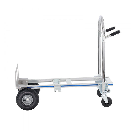 FHT250A - Heavy-Duty 2-in-1 Aluminum Hand Truck, 800 lbs Capacity