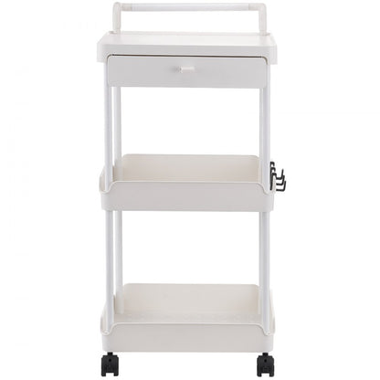 RY810289 - 3-Tier Rolling Utility Cart - Holds 99 lbs, Easy Assembly