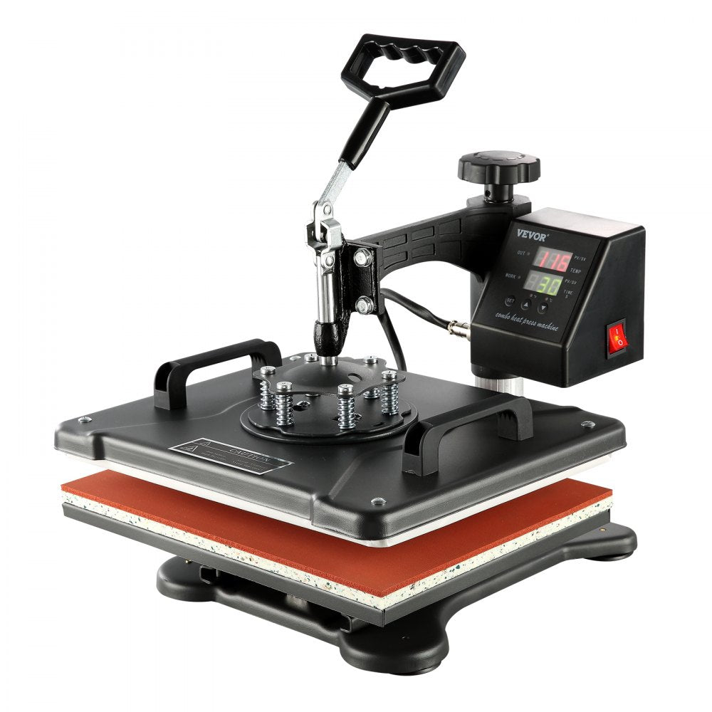 TLM13138 - 8-in-1 Heat Press Machine, 12"x15" with Swivel Design
