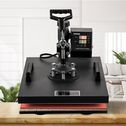 TLM38388 - 15x15" Heat Press Machine with Dual Insulation & Accessories