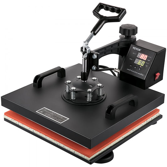 TLM38388 - 15x15" Heat Press Machine with Dual Insulation & Accessories