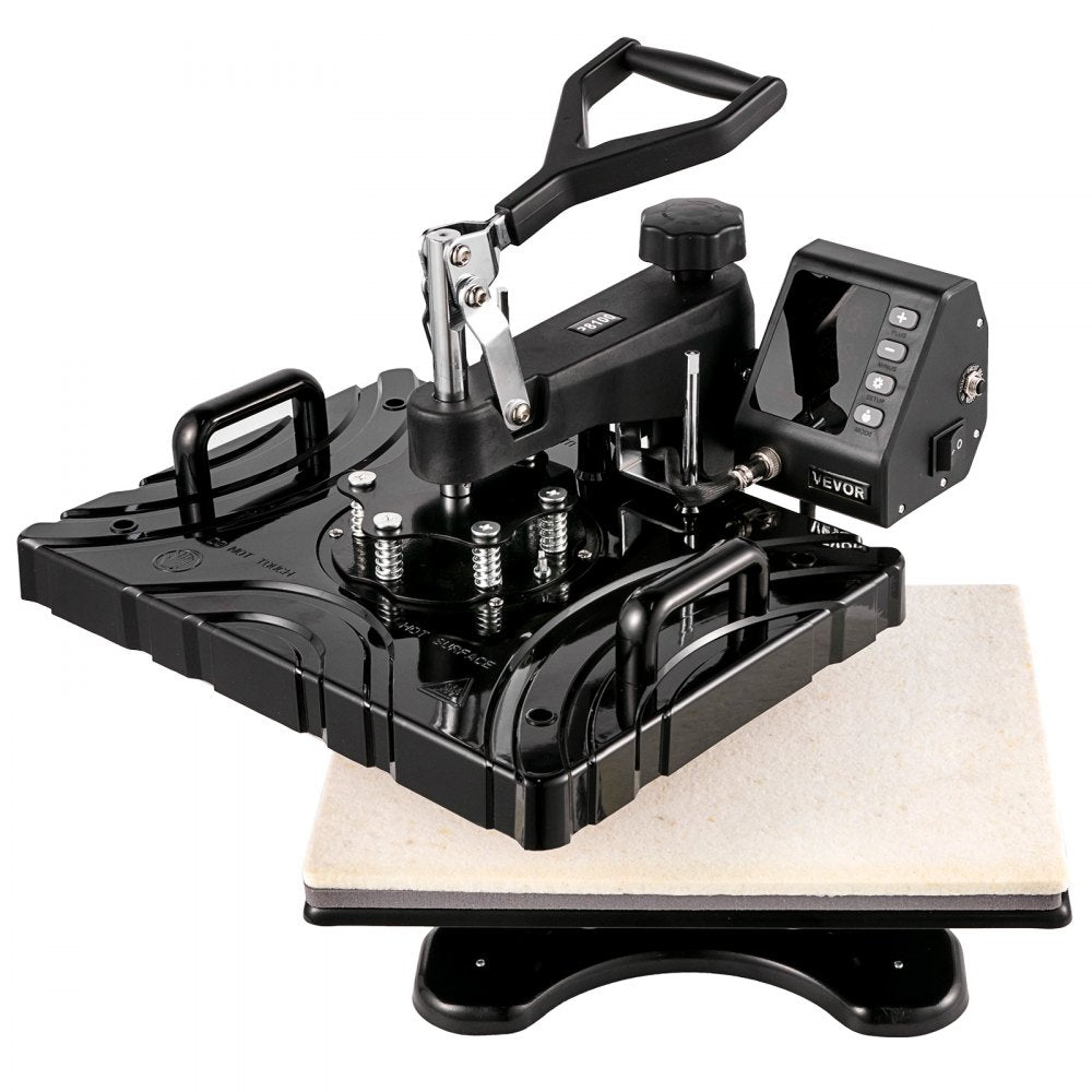 010625410982 - 12x15 Inch Heat Press with Double-Tube Heating Technology