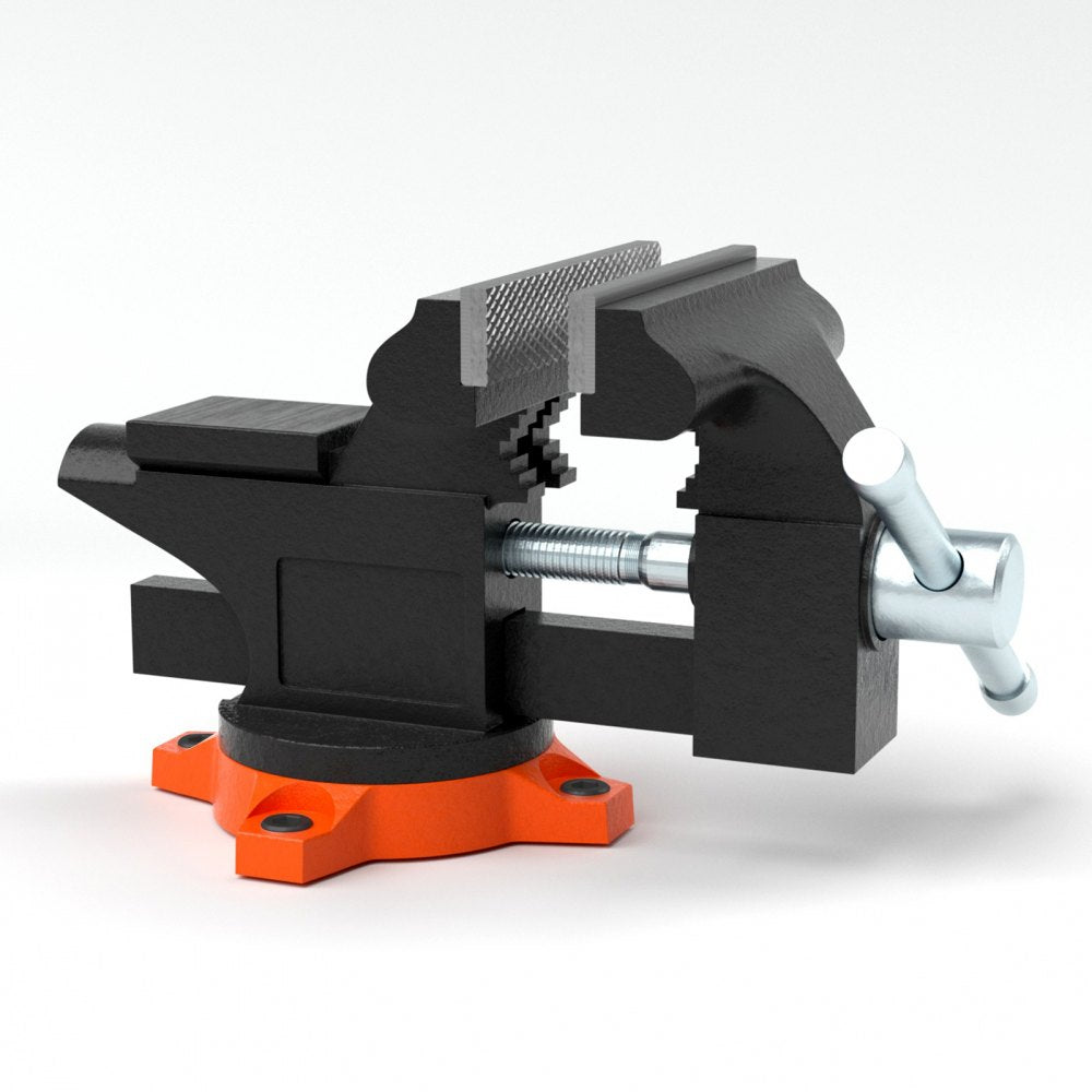 4.5 Bench Vise - 4.5" Heavy-Duty Vise with 240° Swivel Base