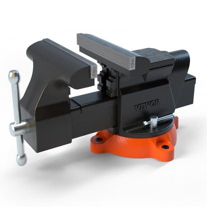 6 Bench Vise - 6-Inch Heavy-Duty Ductile Iron Tool for Tough Jobs