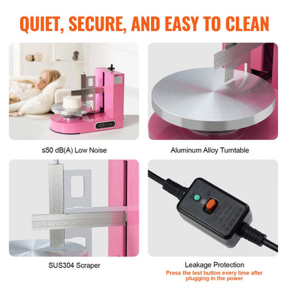 HBLSMMJ-0614 - Efficient Cake Decorating Machine for 6" to 14" Cakes