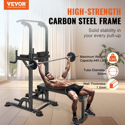 ssshkytxs-h - Adjustable VEVOR Power Tower & Bench for All Workouts