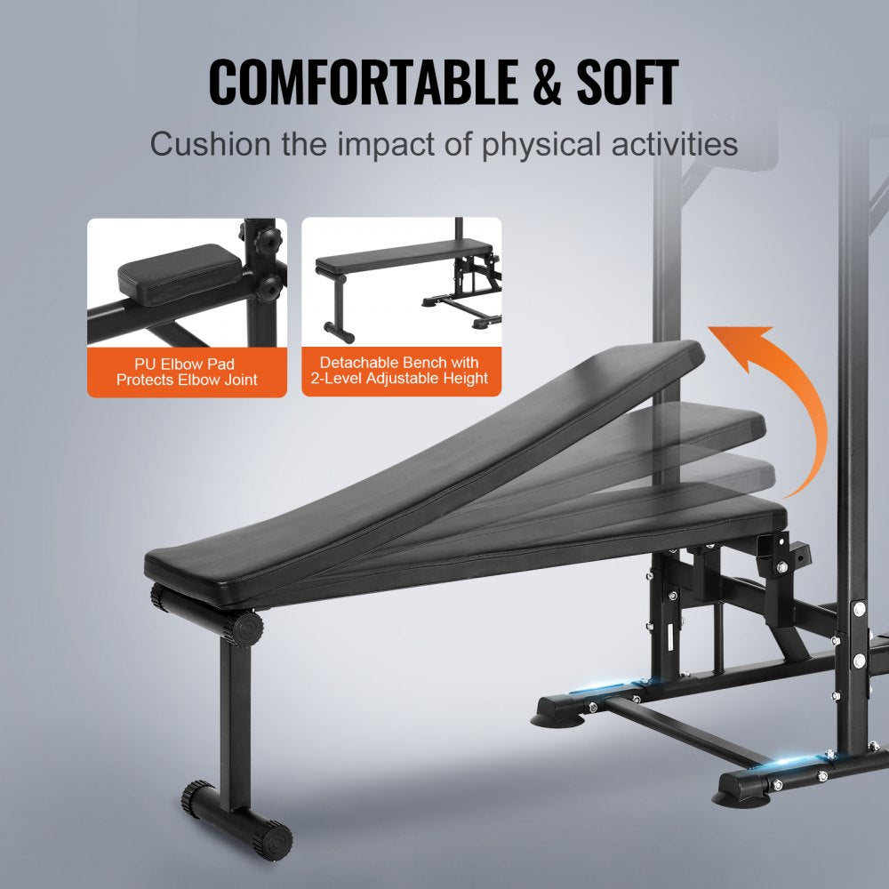 ssshkytxs-h - Adjustable VEVOR Power Tower & Bench for All Workouts