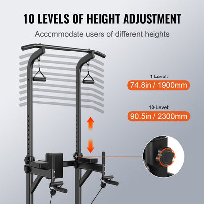 ssshkytxs-g - Compact Multi-Functional Power Tower for Effective Home Workouts