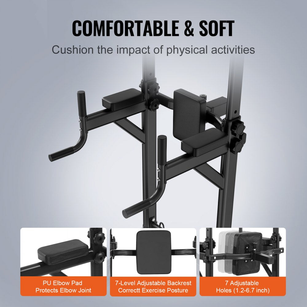ssshkytxs-f - Compact VEVOR Power Tower, 90.55" for Home Workouts