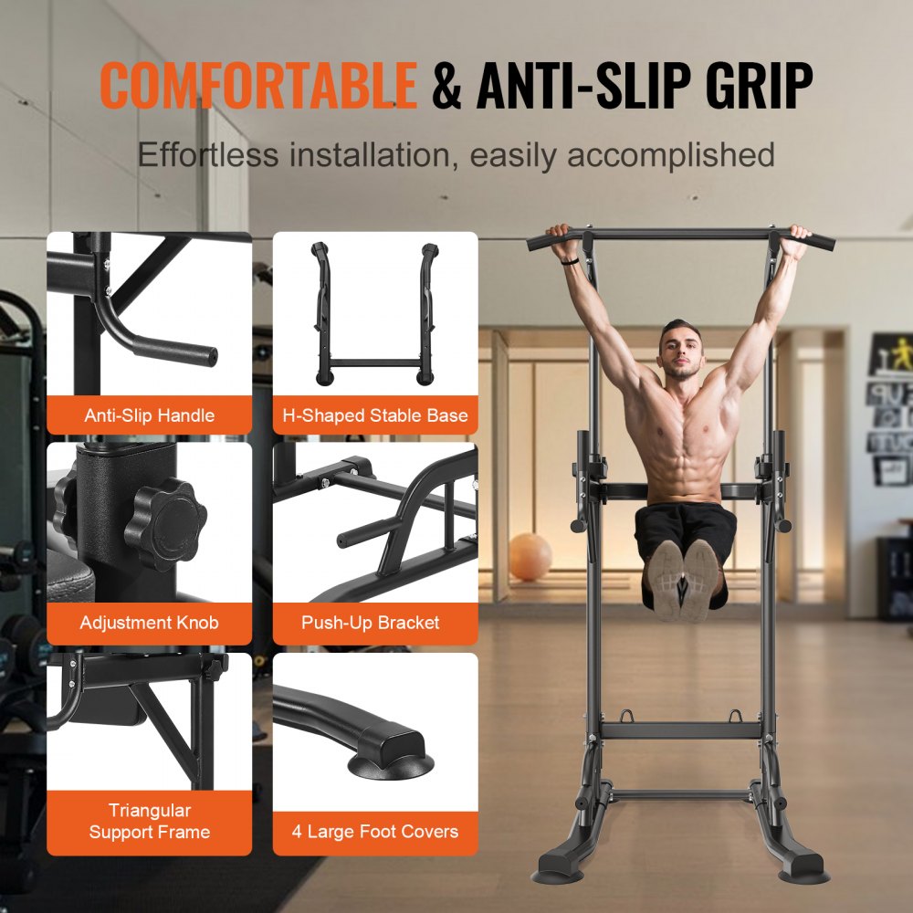 ssshkytxs-f - Compact VEVOR Power Tower, 90.55" for Home Workouts