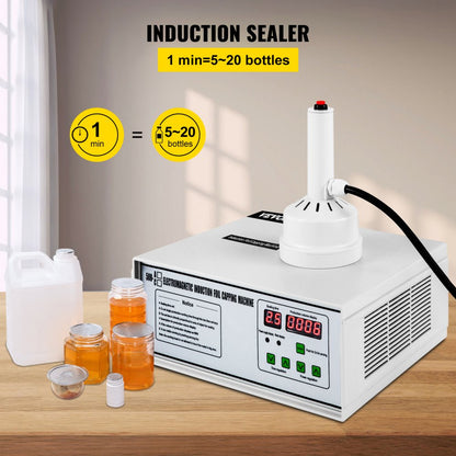 GLF-500A - Efficient Induction Sealer for Bottles, 20mm-100mm Diameter