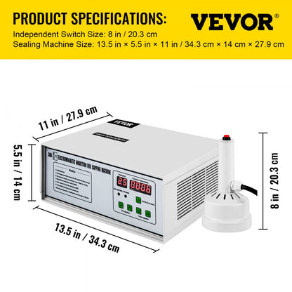 GLF-500A - Efficient Induction Sealer for Bottles, 20mm-100mm Diameter