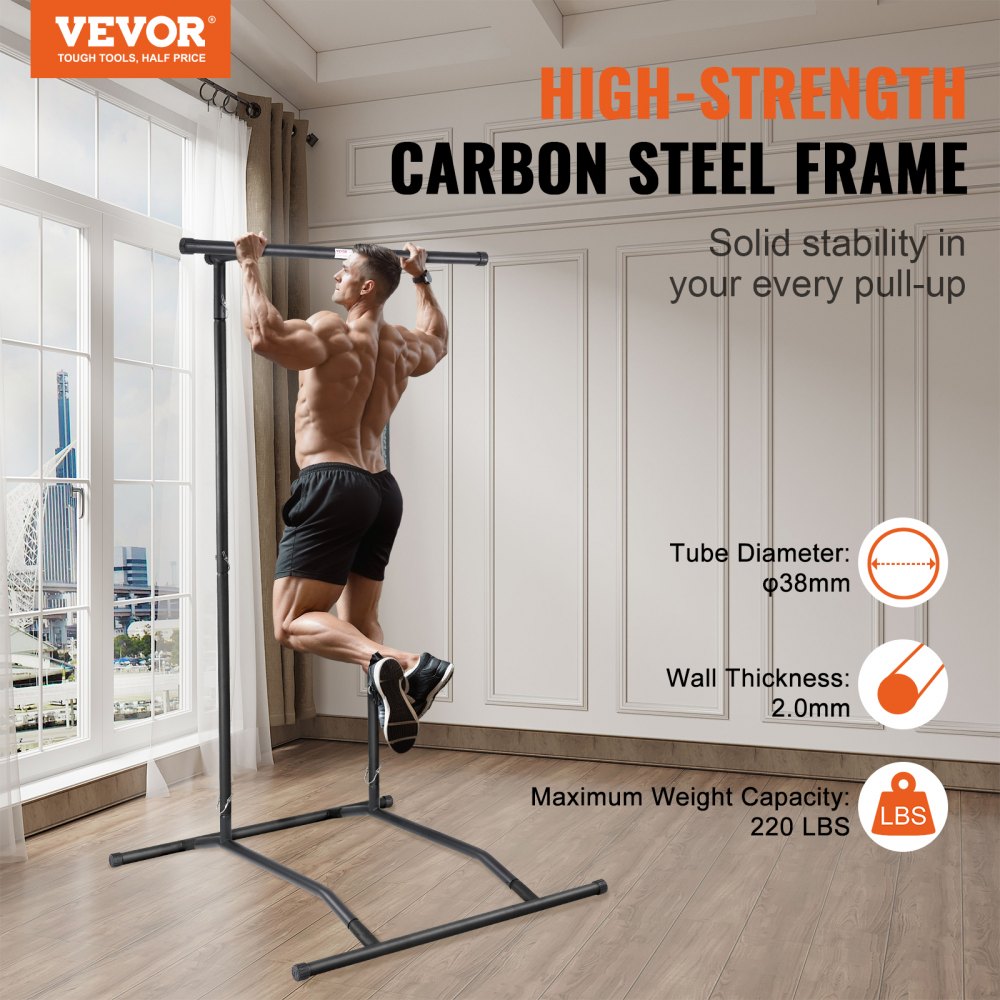 ssshkytxs-b - Adjustable VEVOR Power Tower for Pull-Ups & Dips