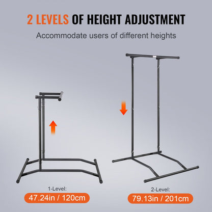 ssshkytxs-b - Adjustable VEVOR Power Tower for Pull-Ups & Dips