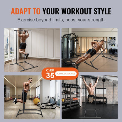 ssshkytxs-b - Adjustable VEVOR Power Tower for Pull-Ups & Dips