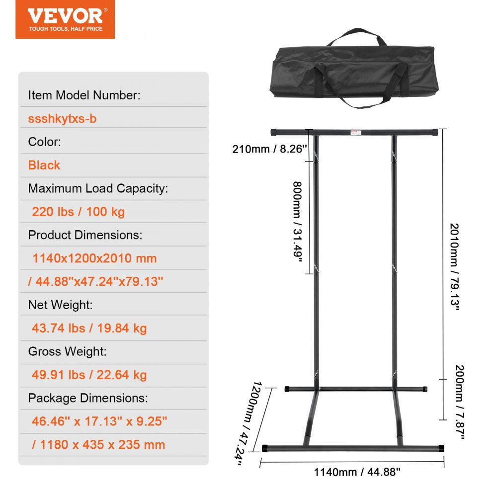 ssshkytxs-b - Adjustable VEVOR Power Tower for Pull-Ups & Dips