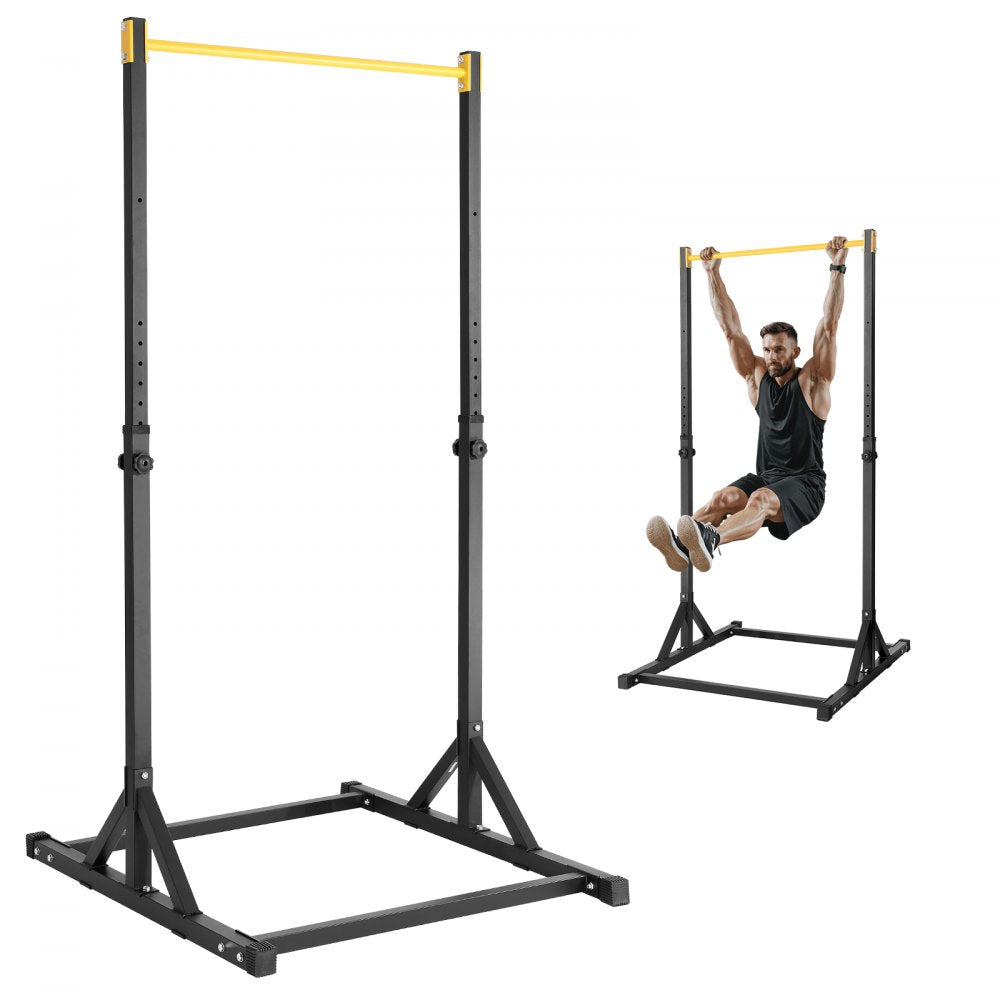 ssshkytxs-d - Adjustable 59-85" VEVOR Pull Up Bar Station, 330LBS Capacity