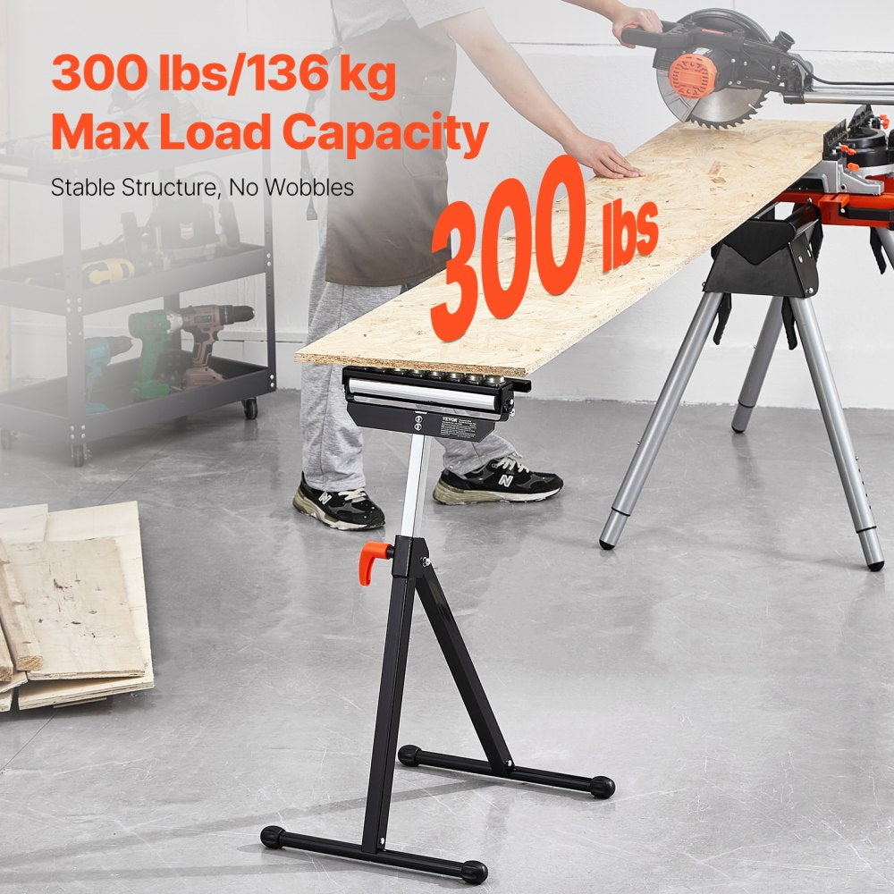 YH-RS007 - Adjustable 26.8-42.5" Roller Stand, 300 lb Capacity