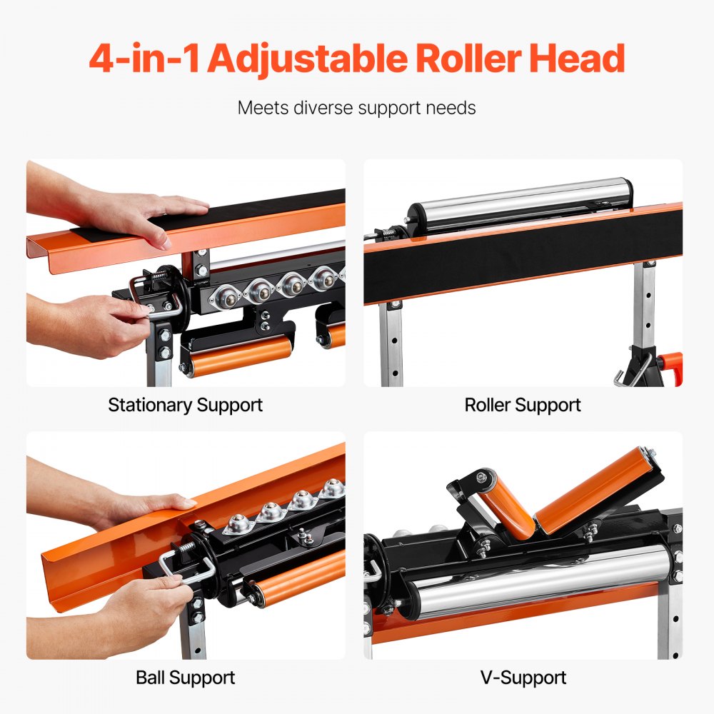 YH-WB004 - Adjustable Roller Stand, 33-50 in, 440 lbs Capacity