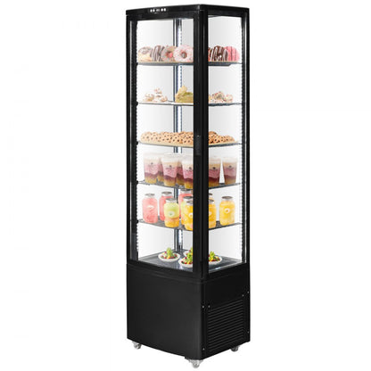 XC-278L - 9.8 cu ft Refrigerated Display Case with 5 Shelves & LED Lights