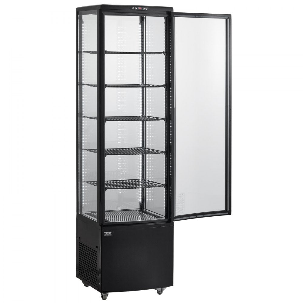 XC-278L - 9.8 cu ft Refrigerated Display Case with 5 Shelves & LED Lights