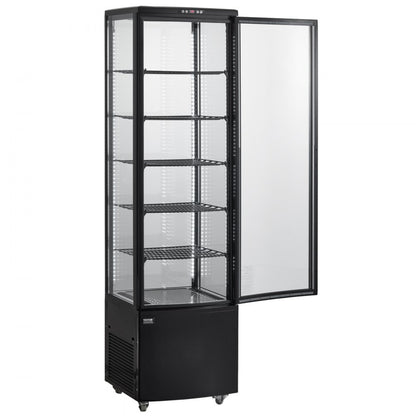 XC-278L - 9.8 cu ft Refrigerated Display Case with 5 Shelves & LED Lights
