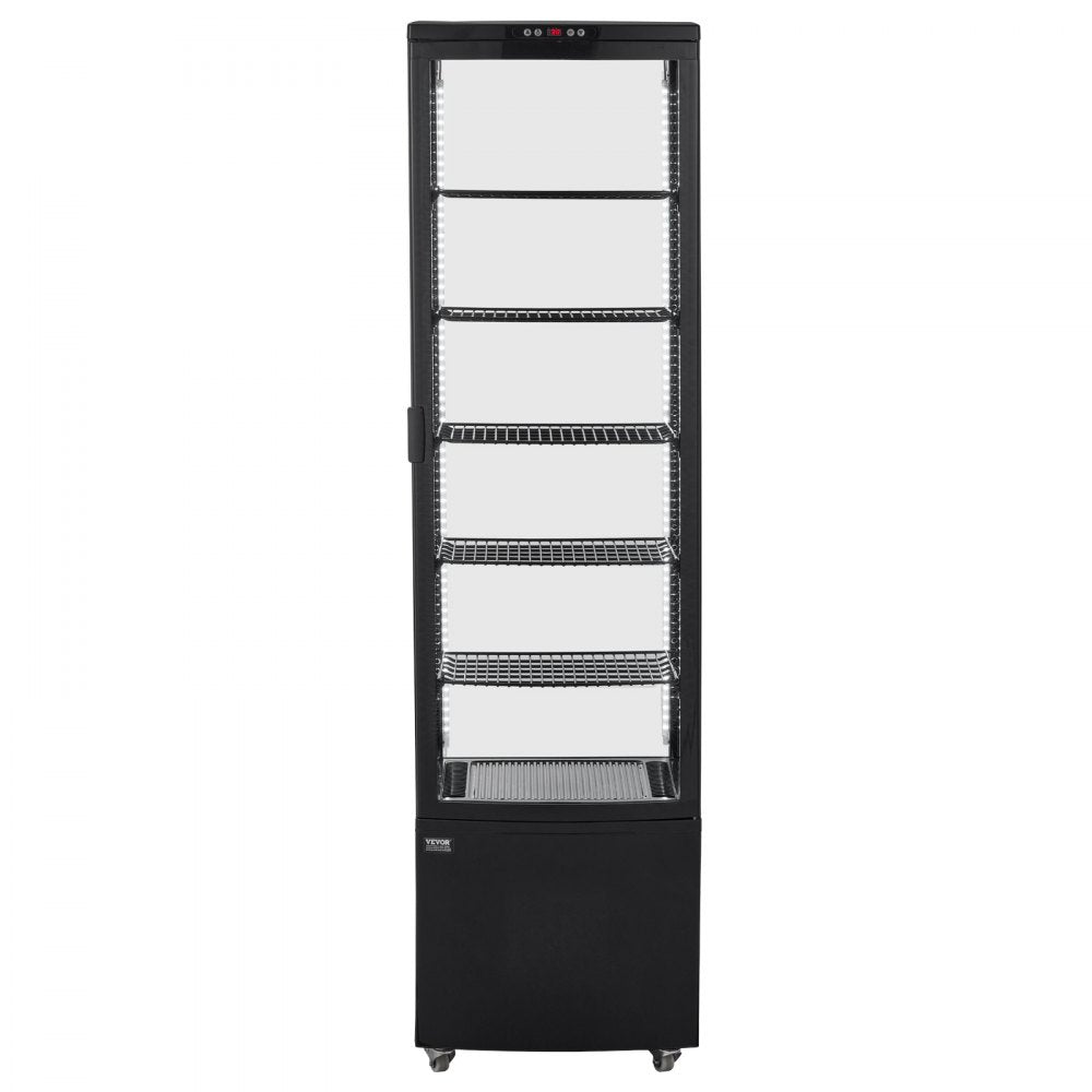 XC-278L - 9.8 cu ft Refrigerated Display Case with 5 Shelves & LED Lights