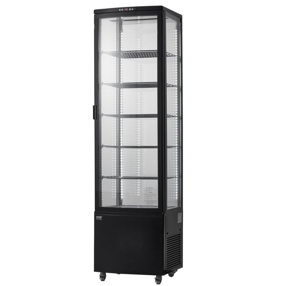 XC-278L - 9.8 cu ft Refrigerated Display Case with 5 Shelves & LED Lights