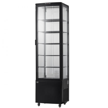 XC-278L - 9.8 cu ft Refrigerated Display Case with 5 Shelves & LED Lights