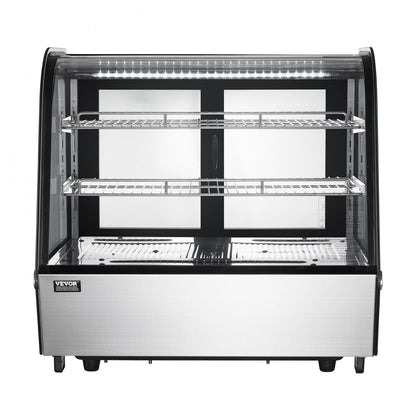XCW-120LS - Curved Refrigerated Display Case with LED Lighting, 4.2 cu ft