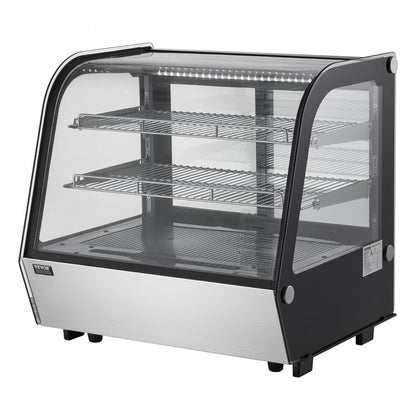 XCW-120LS - Curved Refrigerated Display Case with LED Lighting, 4.2 cu ft