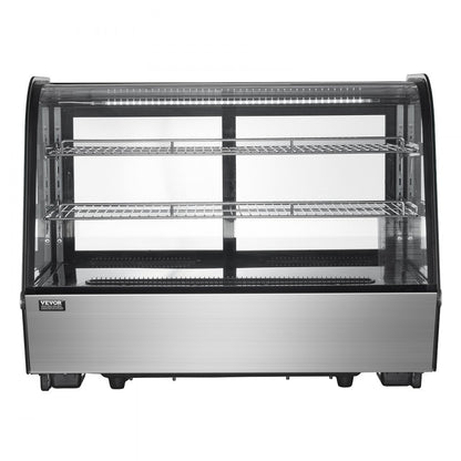 XCW-160LS - 5 cu ft Curved Bakery Display Case with LED Lighting
