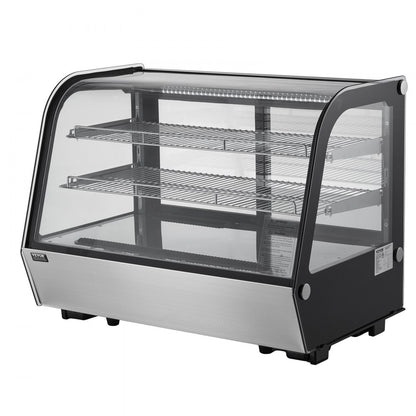 XCW-160LS - 5 cu ft Curved Bakery Display Case with LED Lighting