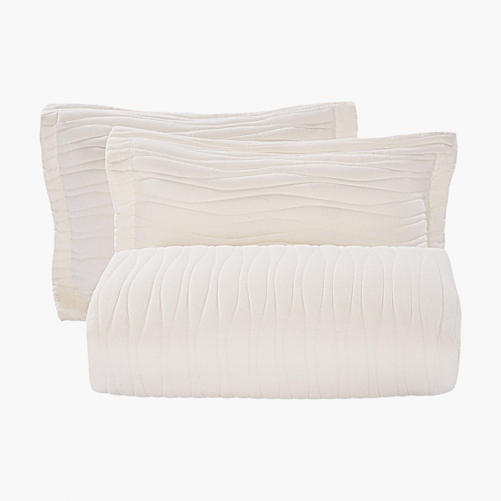 SYSH-P01Q - Soft Microfiber Queen Quilt Set 90" x 96" with Shams