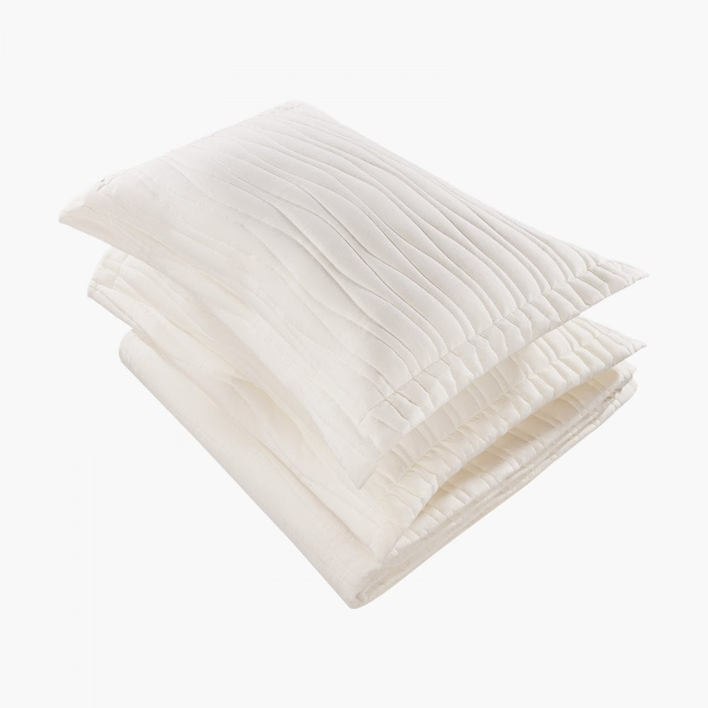 SYSH-P01Q - Soft Microfiber Queen Quilt Set 90" x 96" with Shams