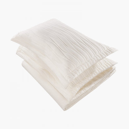 SYSH-P01Q - Soft Microfiber Queen Quilt Set 90" x 96" with Shams