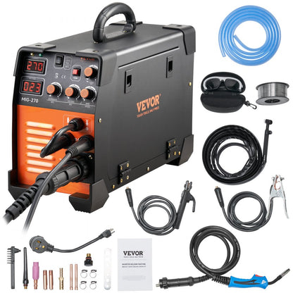MIG-270 - 3-in-1 270A Portable Inverter Welder with Safety Features