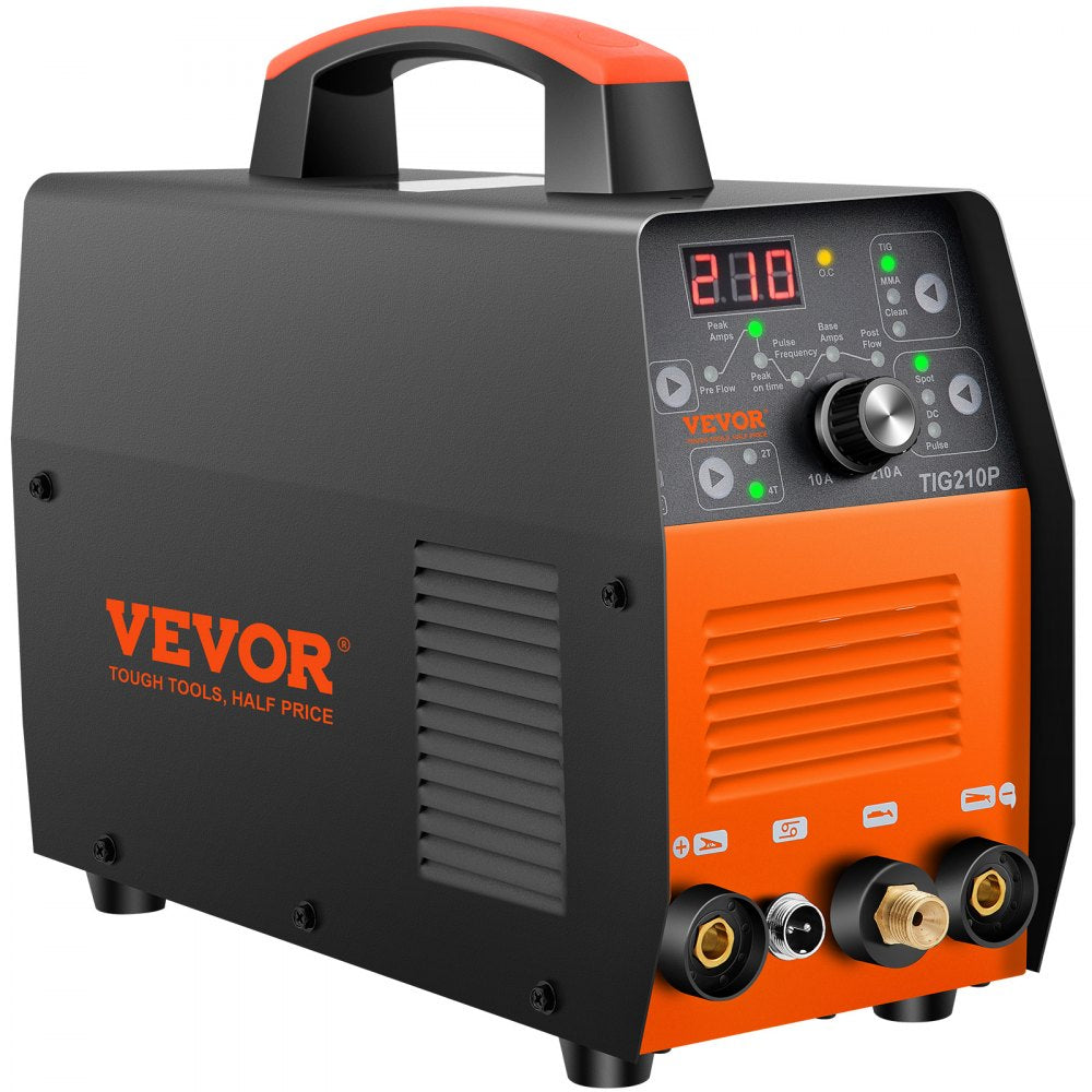 VV-TW-210P - 3-in-1 TIG Welder for Professional Metal Welding