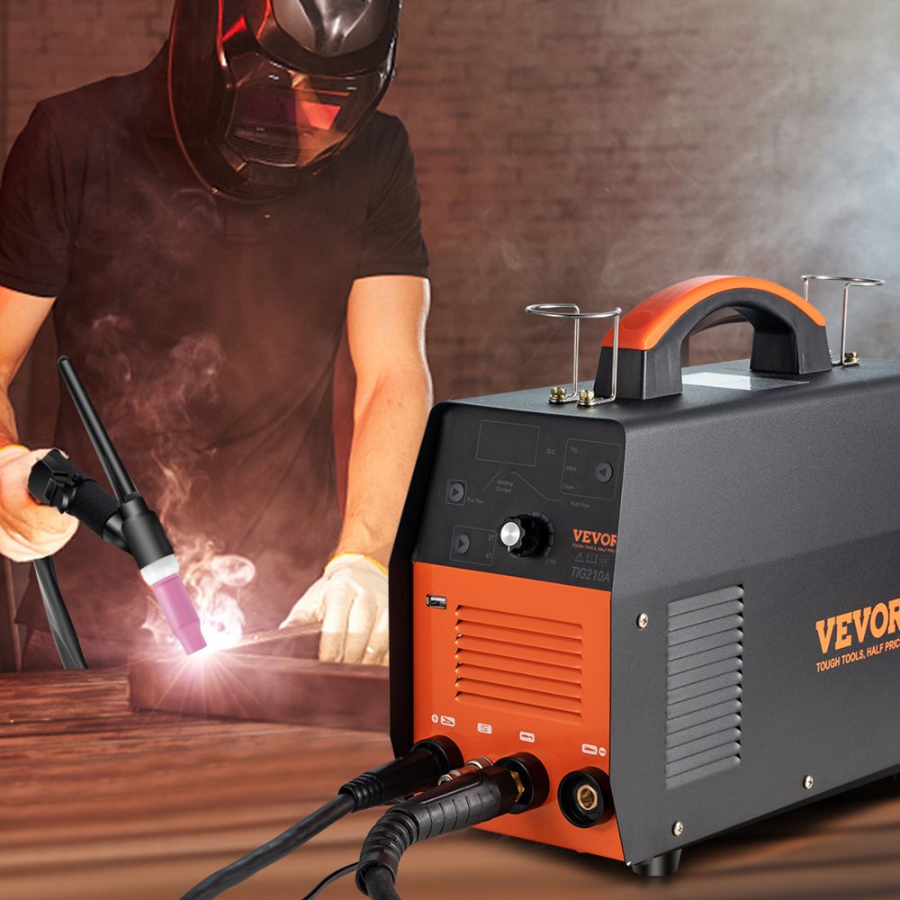 VV-TW-210A - 210Amp 3-in-1 TIG Welder for Precision Welding