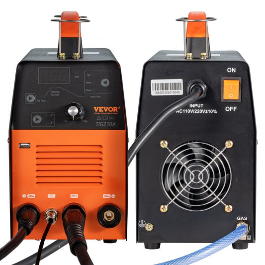 VV-TW-210A - 210Amp 3-in-1 TIG Welder for Precision Welding