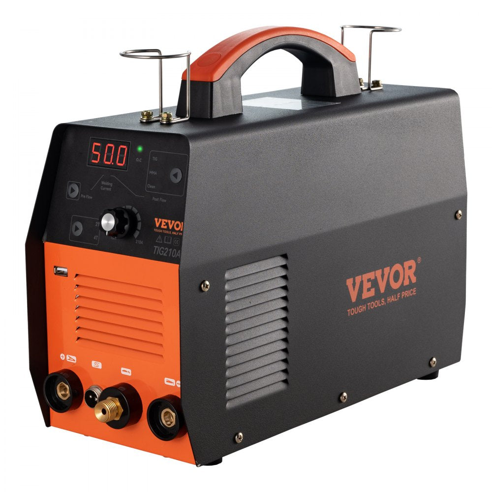 VV-TW-210A - 210Amp 3-in-1 TIG Welder for Precision Welding