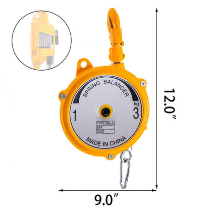 010279671744 - VEVOR 1.5m Spring Balancer for 1-3kg Tools
