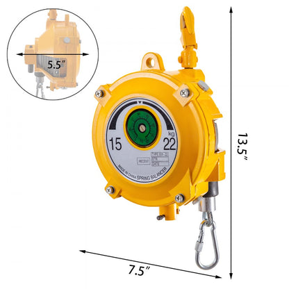 010904939587 - 1.5m Steel Spring Balancer for 15-22kg Tools