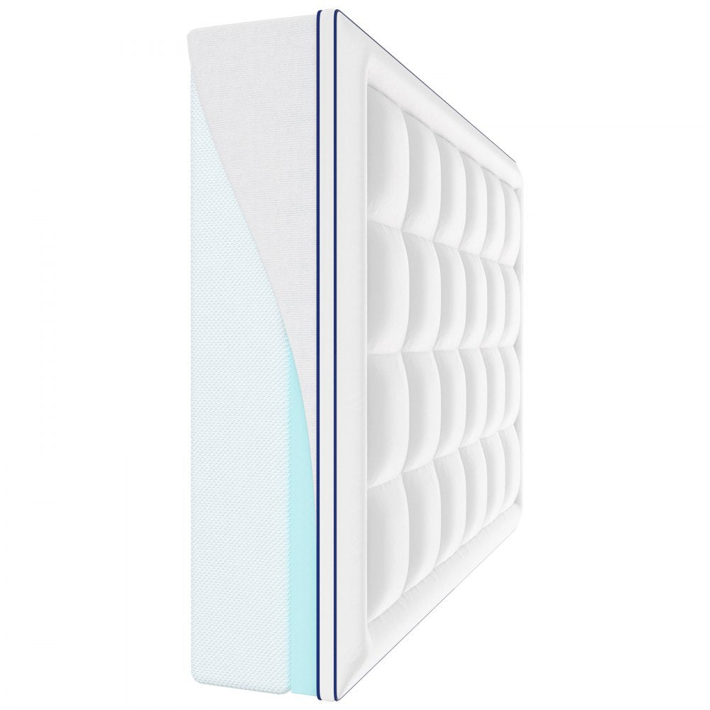 6080B13 - 3" Queen Size Cooling Gel Memory Foam Mattress Topper